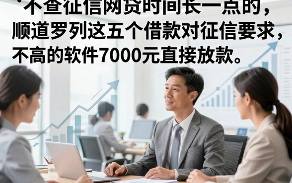 不查征信网贷时间长一点的，顺道罗列这五个借款对征信要求不高的软件7000元直接放款
