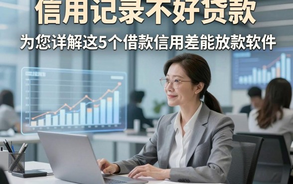 信用记录不好贷款，为您详解这5个借款信用差能放款软件