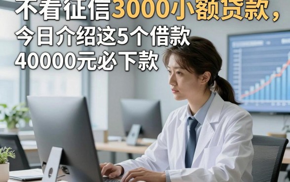 不看征信3000小额贷款，今日介绍这5个借款40000元必下款的app