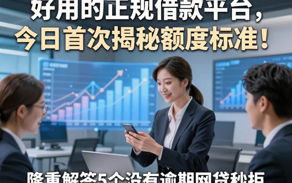 好用的正规借款平台今日首次揭秘额度标准！隆重解答5个没有逾期网贷秒拒
