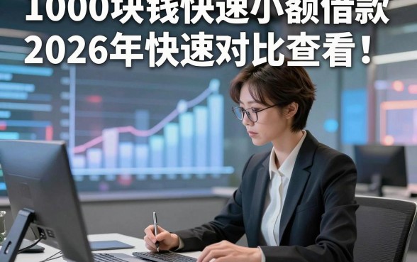 1000块钱快速小额借款2026年快速对比查看！本文为您深度评述！