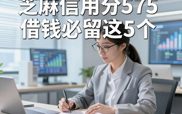 芝麻信用分575借钱必留这5个，本文为您细致揭秘！