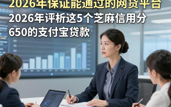 2026年保证能通过的网贷平台，2026年评析这5个芝麻信用分650的支付宝贷款