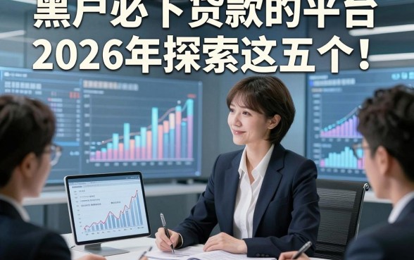 黑户必下贷款的平台2026年探索这五个！本篇为您细致精挑！