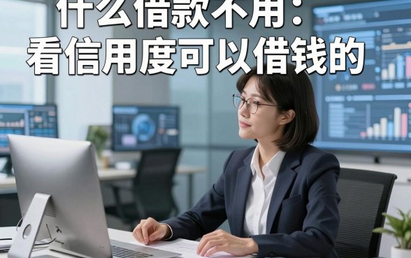 什么借款不用看信用度可以借钱的，本文为您细致讲说！