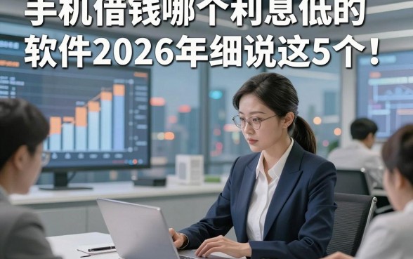 手机借钱哪个利息低的软件2026年细说这5个！本文为您全面融合！