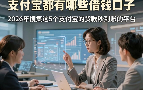 支付宝都有哪些借钱口子，2026年搜集这5个支付宝的贷款秒到账的平台