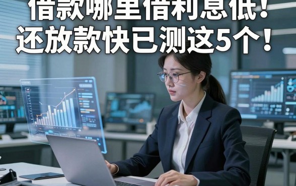 借款哪里借利息低还放款快已测这5个！本篇为您深入陈列！