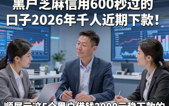 黑户芝麻信用600秒过的口子2026年千人近期下款！顺便展示这5个黑户借钱2000元稳下款的app