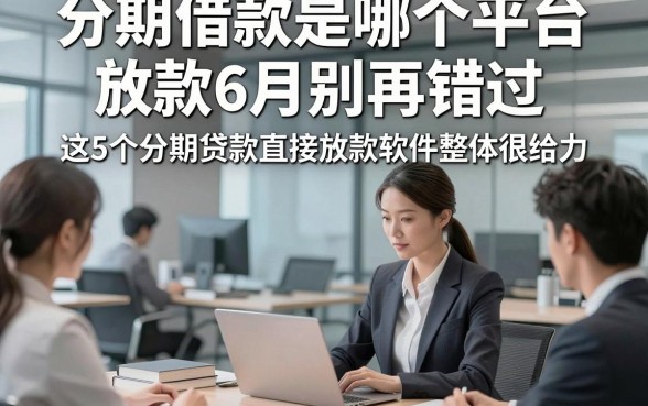 分期借款是哪个平台放款6月别再错过，这5个分期贷款直接放款软件整体很给力
