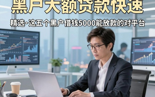 黑户大额贷款快速，精选​这五个黑户借钱5000能放款的对平台