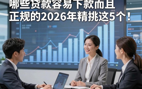 哪些贷款容易下款而且正规的2026年精挑​这5个！本篇为您深入搜罗！
