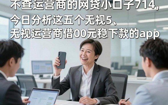 不查运营商的网贷小口子714，今日分析这五个无视运营商借钱5000元稳下款的app