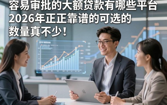 容易审批的大额贷款有哪些平台2026年正规靠谱的可选的数量真不少！，今天为您隆重评述这五个网贷口子！