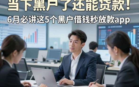 当下黑户了还能贷款！6月必讲这5个黑户借钱秒放款app