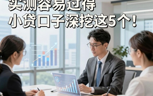 实测容易过得小贷口子深挖这5个！本文为您深入说明！