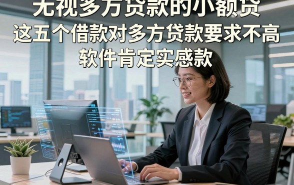 无视多方贷款的小额贷，这五个借款对多方贷款要求不高软件肯定实感款