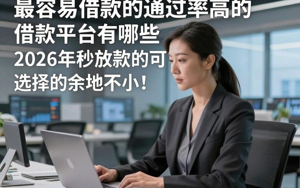 最容易借款的通过率高的借款平台有哪些2026年秒放款的可选择的余地不小！，本文全面清点这5个网贷平台！