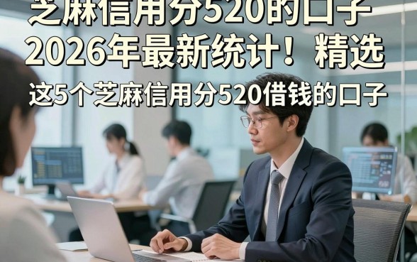 芝麻信用分520的口子2026年最新统计！精选​这5个芝麻信用分520借钱的口子