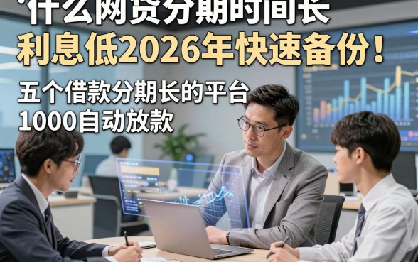 什么网贷分期时间长利息低2026年快速备份！拆解​五个借款分期长的平台1000自动放款