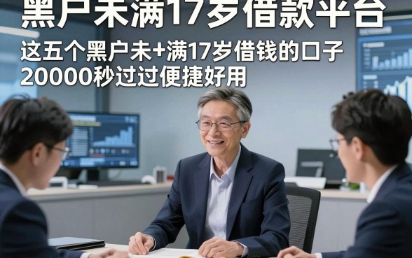 黑户未满17岁借款平台，解说这五个黑户未满17岁借钱的口子20000秒过便捷好用
