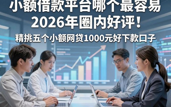 小额借款平台哪个最容易2026年圈内好评！精挑五个小额网贷1000元好下款口子