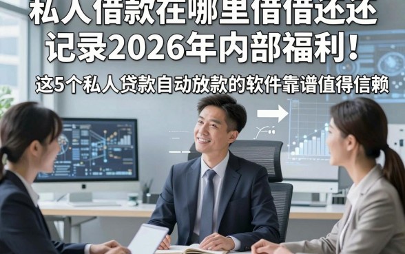 私人借款在哪里借借还记录2026年内部福利！这5个私人贷款自动放款的软件靠谱值得信赖
