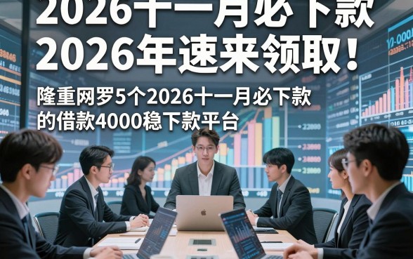 2026十一月必下款2026年速来领取！隆重网罗5个2026十一月必下款的借款4000稳下款的平台