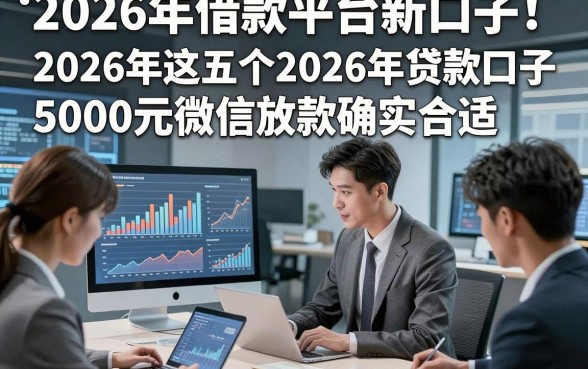 2026年借款平台新口子！2026年这五个2026年贷款口子5000元微信放款确实合适