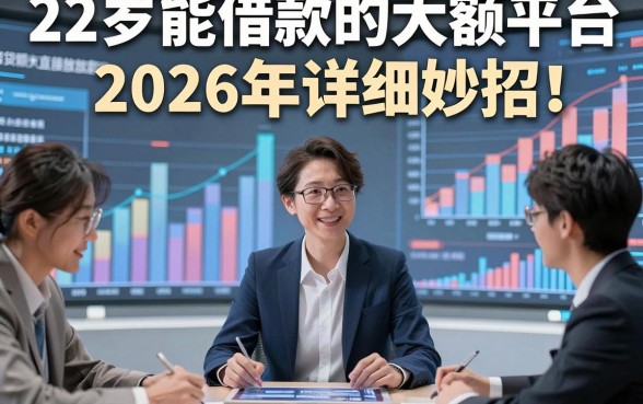 22岁能借款的大额平台2026年详细妙招！揭秘五个22岁能贷款大额直接放款的app