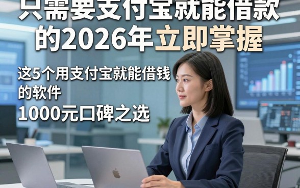 只需要支付宝就能借款的2026年立即掌握，这5个用支付宝就能借钱的软件1000元口碑之选很可以