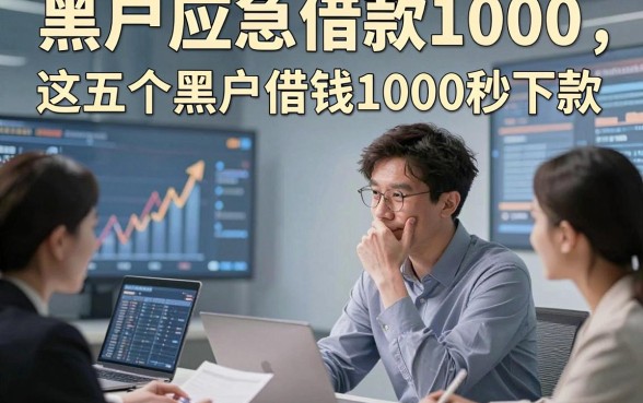 黑户应急借款1000，这五个黑户借钱1000秒下款的app诚心建议