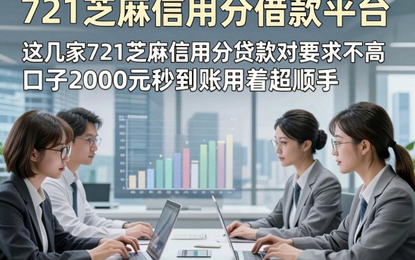 721芝麻信用分借款平台，这几家721芝麻信用分贷款对要求不高口子2000元秒到账用着超顺手