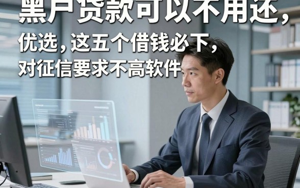 黑户贷款可以不用还，优选​这五个借钱必下对征信要求不高软件