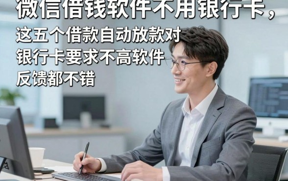 微信借钱软件不用银行卡，这五个借款自动放款对银行卡要求不高软件反馈都不错