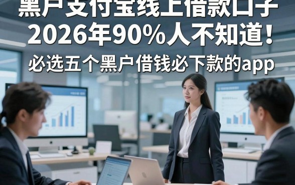 黑户支付宝线上借款口子2026年90%人不知道！必选五个黑户借钱必下款的app