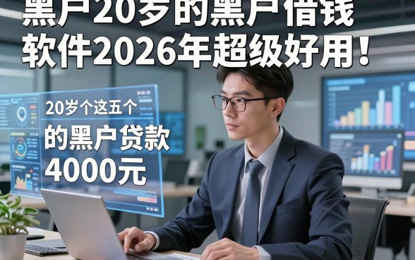 黑户20岁的黑户借钱软件2026年超级好用！本文细说这五个20岁的黑户贷款4000元的软件