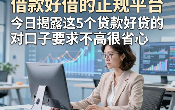 借款好借的正规平台，今日揭露这5个贷款好贷的对口子要求不高很省心