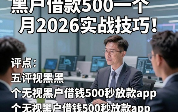 黑户借款500一个月2026实战技巧！评点五个无视黑户借钱500秒放款app