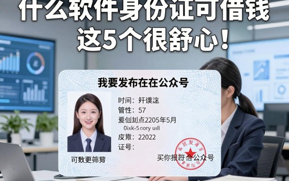 什么软件身份证可借钱这5个很舒心！本篇为您精心筛选！