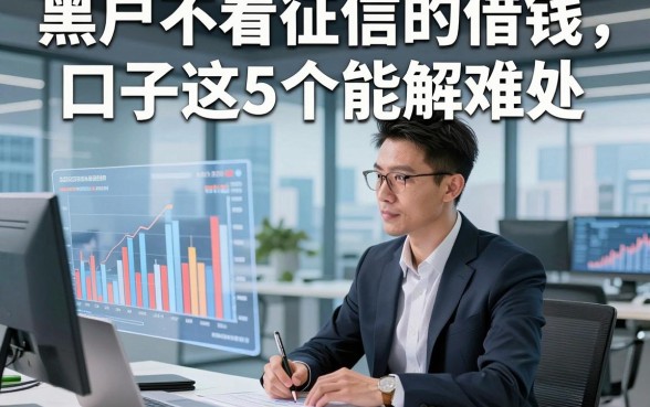 黑户不看征信的借钱口子这5个能解难处，本文为您隆重收集！