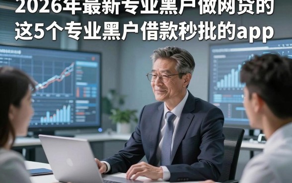2026年最新专业黑户做网贷的，这5个专业黑户借款秒批的app流程很清晰