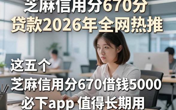 芝麻信用分670分贷款2026年全网热推,这五个芝麻信用分670借钱5000必下app值得长期用