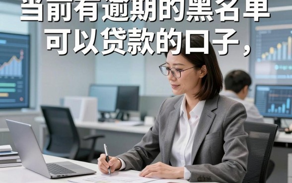 当前有逾期的黑名单可以贷款的口子，本次解答这5个当前有逾期的黑名单可以借款6000的口子口碑一直在线