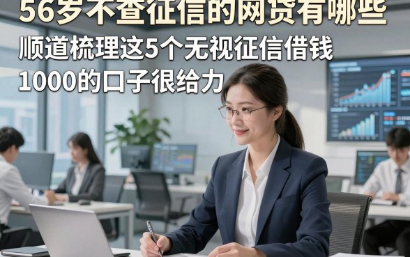 56岁不查征信的网贷有哪些，顺道梳理这5个无视征信借钱1000的口子很给力