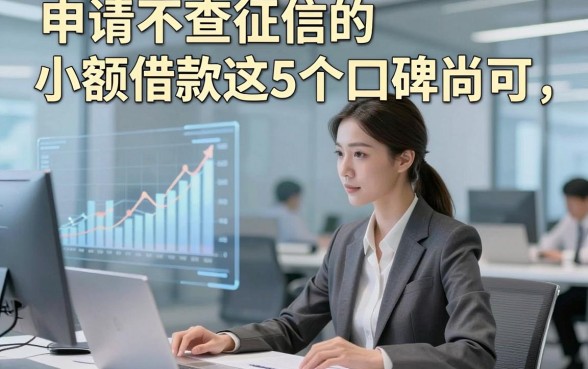 申请不查征信的小额借款这5个口碑尚可，本文为您详细精选！