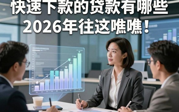 快速下款的贷款有哪些2026年往这瞧瞧！顺道总结五个借款能放款的app