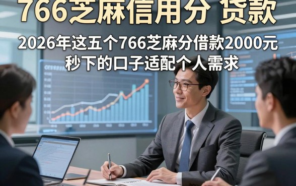 766芝麻信用分 贷款，2026年这五个766芝麻分借款2000元秒下的口子适配个人需求