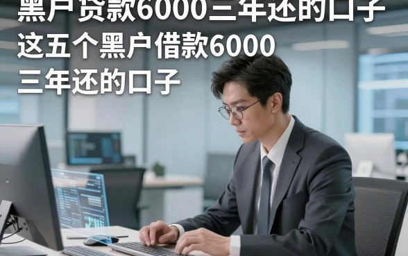 黑户贷款6000三年还的口子，这五个黑户借款6000三年还的口子真心安心