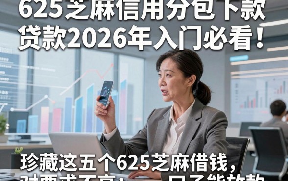 625芝麻信用分包下款贷款2026年入门必看！珍藏这五个625芝麻借钱对要求不高口子能放款